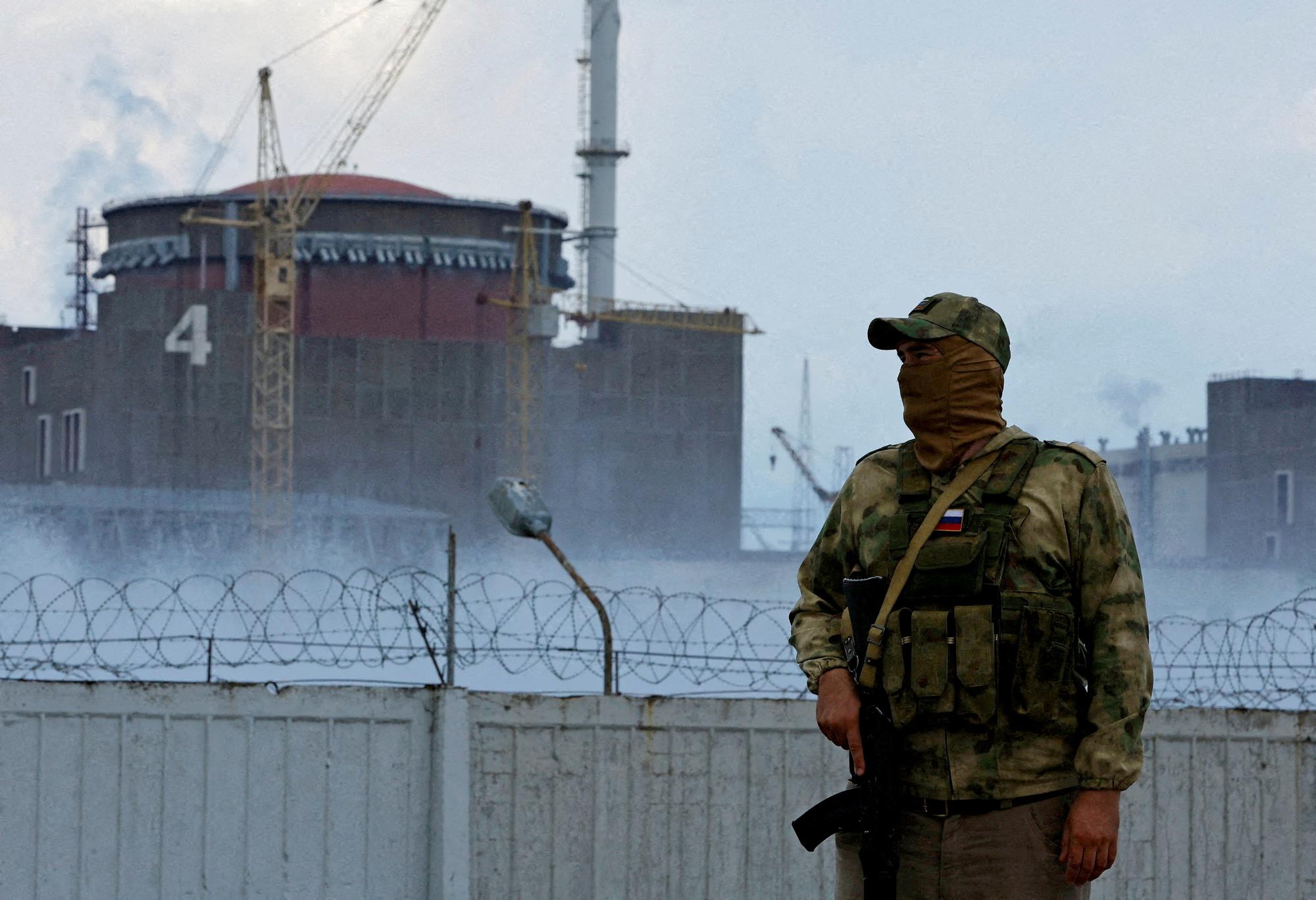 La centrale nucléaire de Zaporijjia. [Reuters - Alexander Ermochenko]
