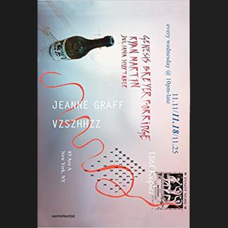 La couverture du livre "Vzszhhzz", de Jeanne Graff. [éd. Presses du réel]