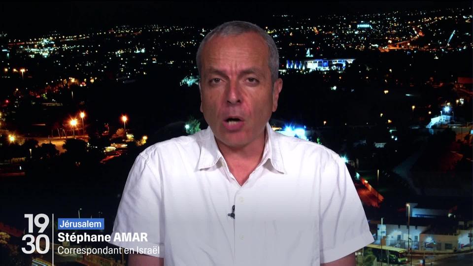 Stéphane Amar, correspondant de la RTS en Israël, fait le point sur la prise d'otage du Hamas en direct de Jérusalem