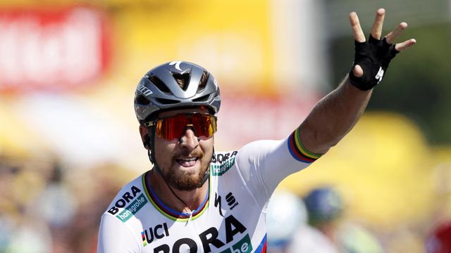Le cycliste slovaque Peter Sagan met fin à sa carrière sur route. [Keystone/EPA - Yoan Valat]