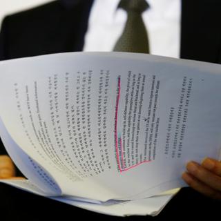 Image d'illustration de documents. [Reuters - Denis Balibouse]