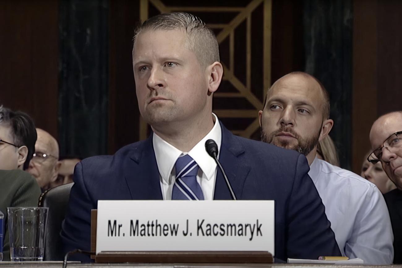 Le juge fédéral Matthew Kacsmaryk. [Senate Judiciary Committee]