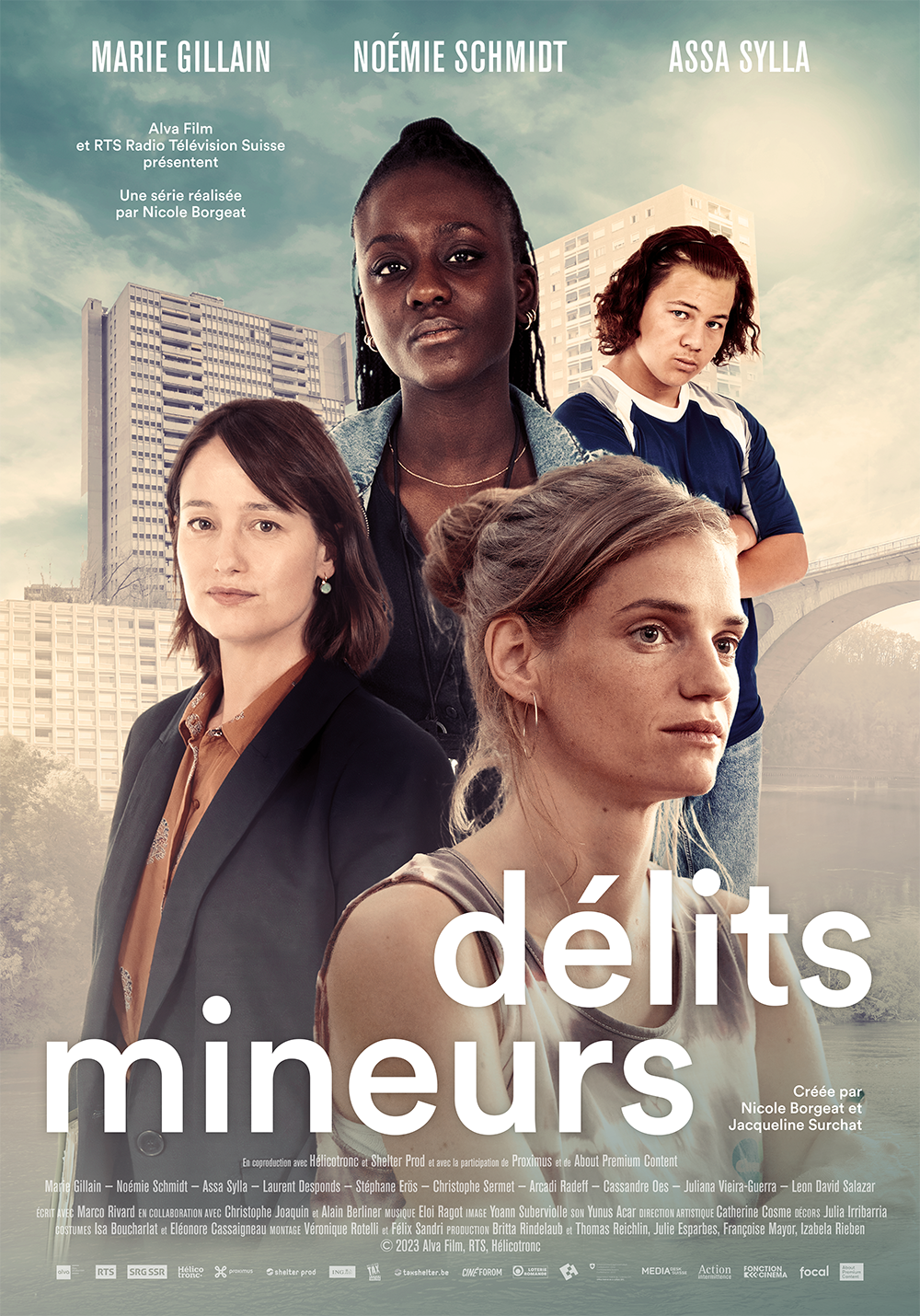 L'affiche de "Délits mineurs", une série réalisée par Nicole Borgeat. [RTS - Alva Film]