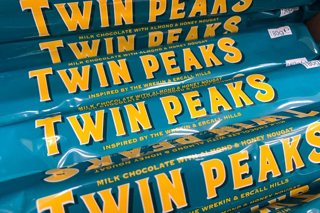 Des barres de chocolat de la marque Twin Peaks. [AFP - Jakub Porzycki / NurPhoto]