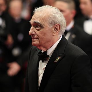 Martin Scorsese après la projection du film "Killers of the Flower Moon" au Festival de Cannes 2023. [AFP - Valery Hache]