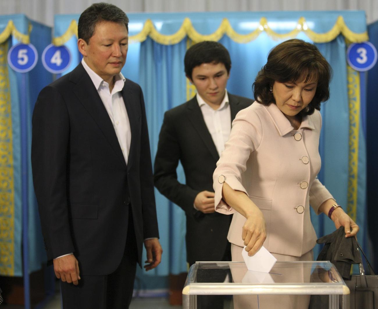 Dinara Kulibayeva est la fille de l'ancien président kazakh Noursoultan Nazarbaïev. [Keystone - Nikita Bassov]