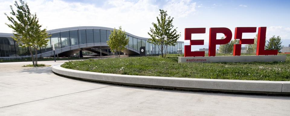 Le logo de l'EPFL. [Keystone - Laurent Gillieron]