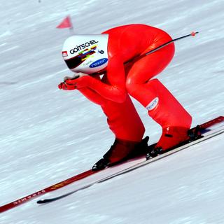 Vac Vitesse 2/5: Kilomètre lancé en ski. [Keystone - AP Photo/Armando Trovati]