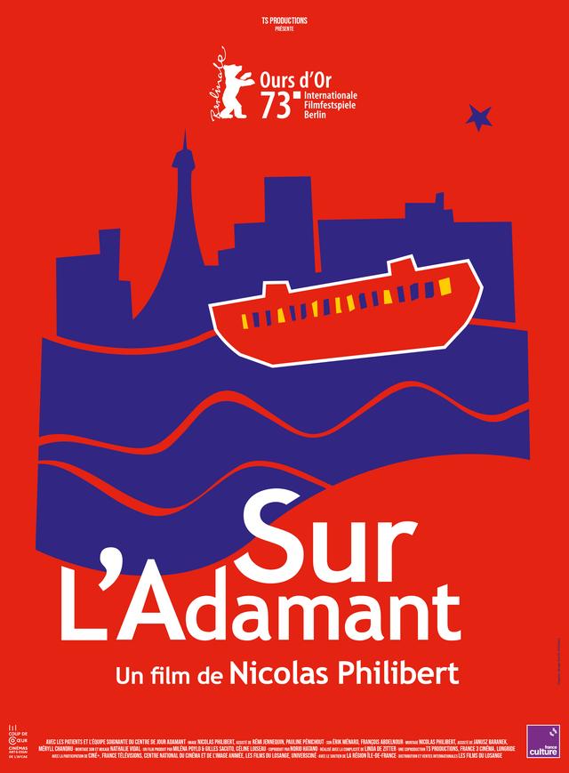 L'affiche du film "Sur l'Adamant" de Nicolas Philibert. [DR]