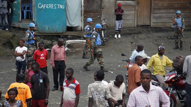 De plus en plus impopulaires, les missions de maintien de la paix de l’ONU en Afrique sont sur la sellette. [Keystone - Jerome Delay- AP Photo]