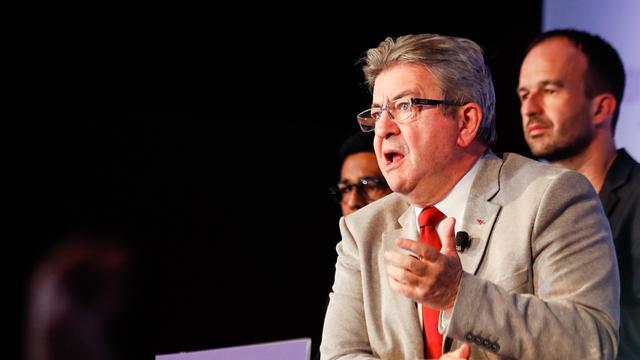 Jeudi, le leader des Insoumis (LFI) Jean-Luc Mélenchon a une nouvelle fois évoqué lors d'un discours la fin de la NUPES. [KEYSTONE - MOHAMMED BADRA]