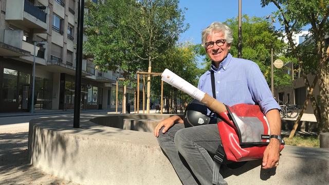 Eric Amos, architecte-paysagiste et enseignant à la Haute école du paysage, d'ingénierie et d'architecture de Genève (HEPIA). [Lucile Solari - Lucile Solari]