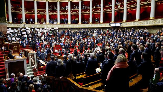 Le Parlement français adopte définitivement le projet de loi immigration. [AFP - Ludovic Marin]