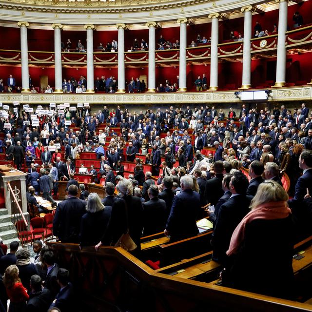 Le Parlement français adopte définitivement le projet de loi immigration. [AFP - Ludovic Marin]