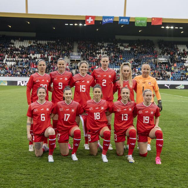 L'équipe nationale féminine joue ce soir 5.12 en Italie son dernier match de Ligue des nations. [KEYSTONE - Urs Flueeler]