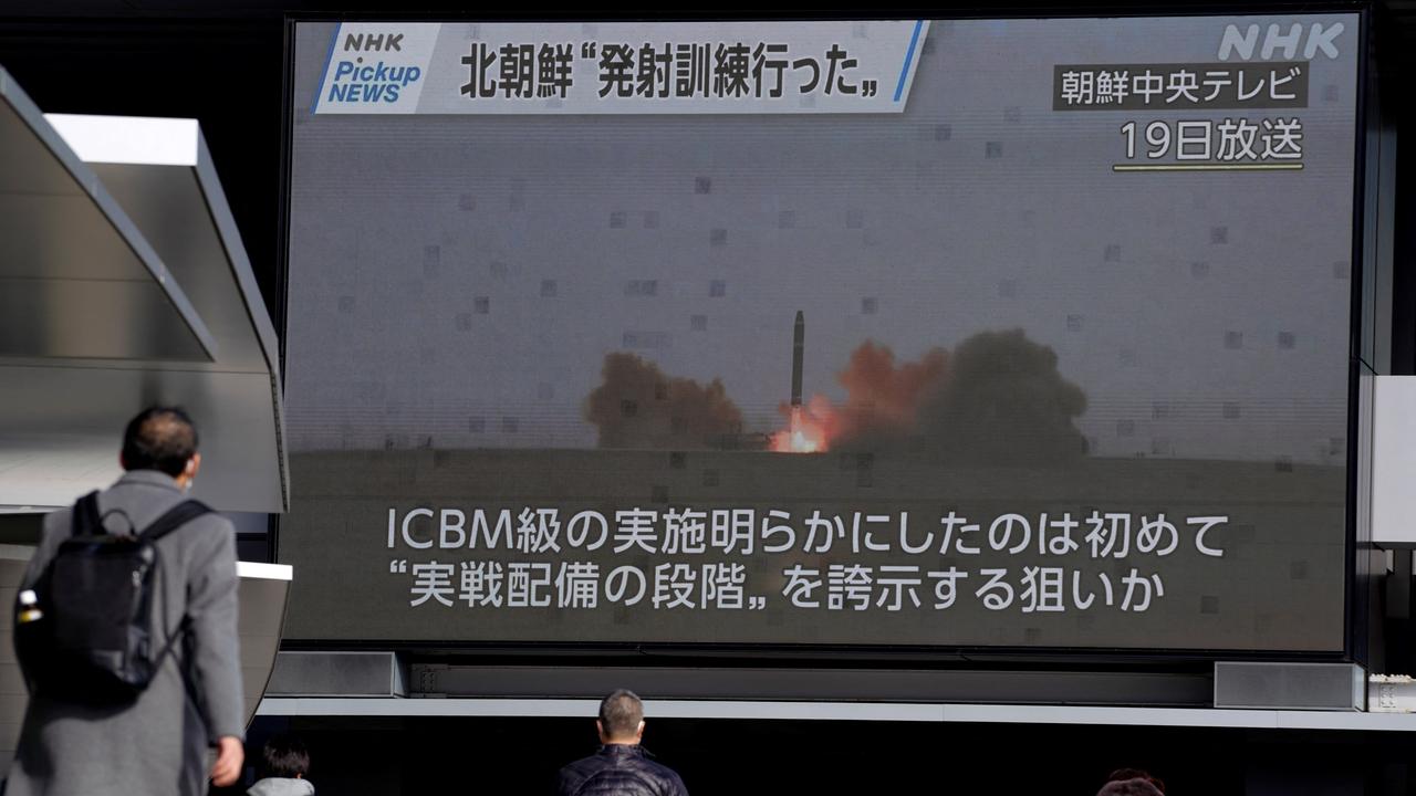 La Corée du Nord tire deux nouveaux missiles balistiques. [AFP - KAZUHIRO NOGI]