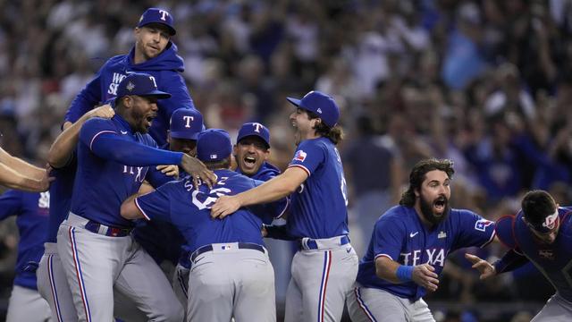 La joie des Rangers en fin de match. [Godofredo A. Vásquez]