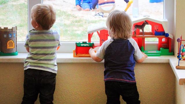 À Genève, la première crèche municipalisée a ouvert ses portes. [Keystone - Jens Wolf]