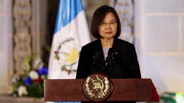 Tsai Ing-wen à Guatemala City, le 31 mars 2023 [REUTERS - Luis Echeverria]