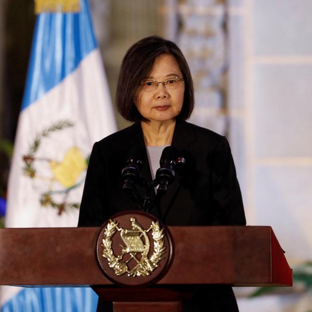 Tsai Ing-wen à Guatemala City, le 31 mars 2023 [REUTERS - Luis Echeverria]