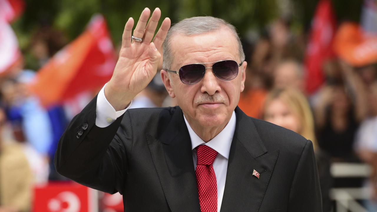 Le président turc Recep Tayyip Erdogan, le 12 juin 2023. [Keystone - Nedim Enginsoy]
