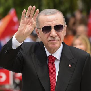 Le président turc Recep Tayyip Erdogan, le 12 juin 2023. [Keystone - Nedim Enginsoy]