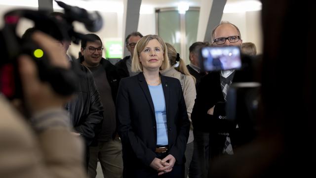 L'UDC Esther Friedli bien placée pour accéder au Conseil des Etats. [Keystone - Christian Merz]