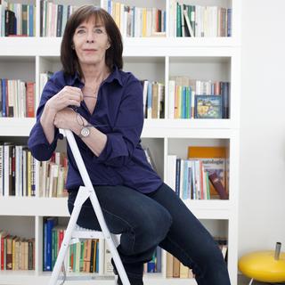 L'autrice grisonne Leta Semadeni, lauréate du Grand prix de littérature suisse 2023. [Alessandro Della Bella]