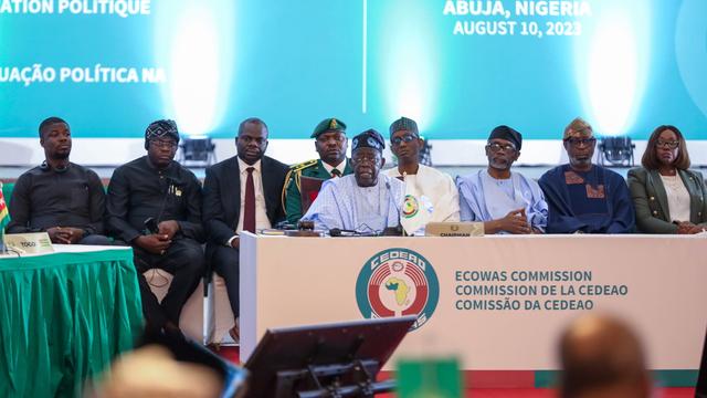 La Communauté des Etats d'Afrique de l'Ouest (Cédéao) a ordonné l'activation de sa force d'intervention après le le coup d'Etat du 26 juillet au Niger. [keystone]