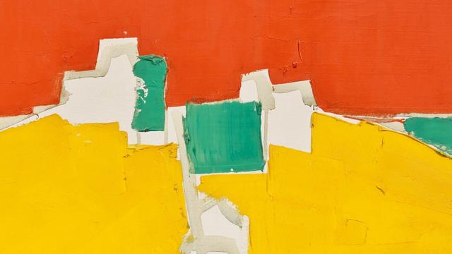 L'affiche de l'exposition Nicolas de Staël à la Fondation de l'Hermitage. [DR/FH]