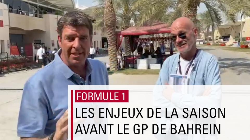 Fabrice Jaton et Luc Domenjoz avant le GP de Bahreïn