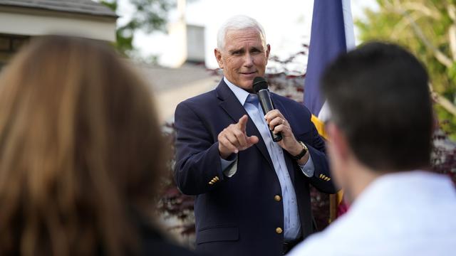 L'ancien vice-président Mike Pence a annoncé sa candidature à la Maison Blanche. [AP/Keystone - Charlie Neibergall]