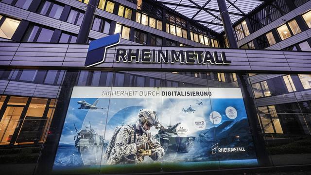 Rheinmetall clôture 2022 avec un chiffre d'affaires de 6,5 milliards d’euros. [Keystone - Martin Meissner - AP Photo]