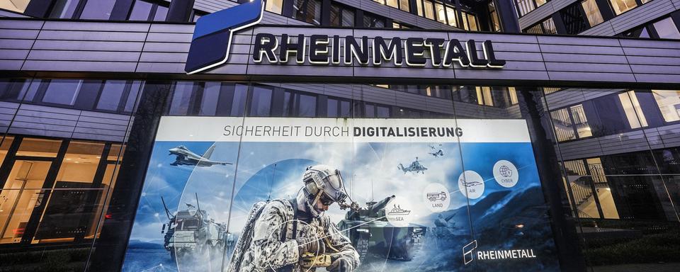 Rheinmetall clôture 2022 avec un chiffre d'affaires de 6,5 milliards d’euros. [Keystone - Martin Meissner - AP Photo]