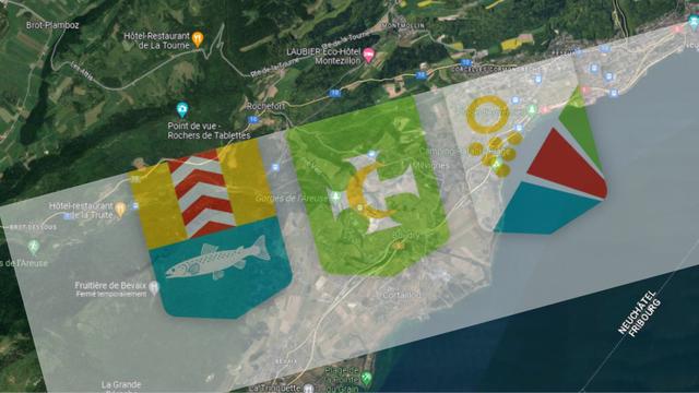 Le comité de pilotage du projet de fusion des communes neuchâteloises de Boudry, Cortaillod et Milvignes lance un concours pour trouver un nom à la nouvelle entité. [DR]