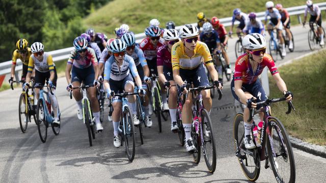 Cyclisme: la 2e édition du tour de Romandie féminin est lancée. [Keystone - Gian Ehrenzeller]