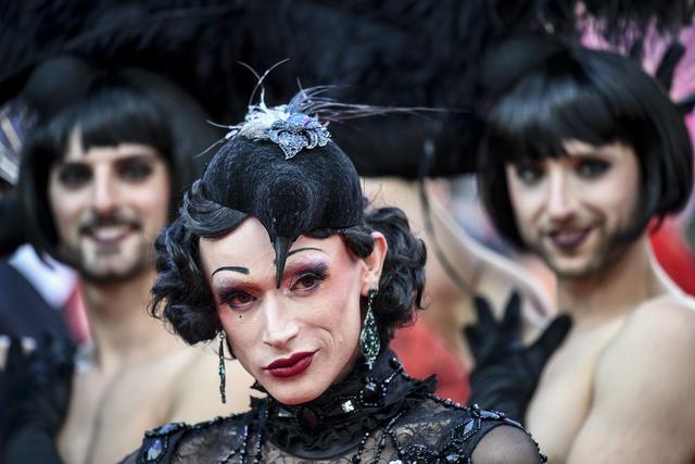 Le "Life ball", bal caritatif. [EPA/Keystone - Christian Bruna]