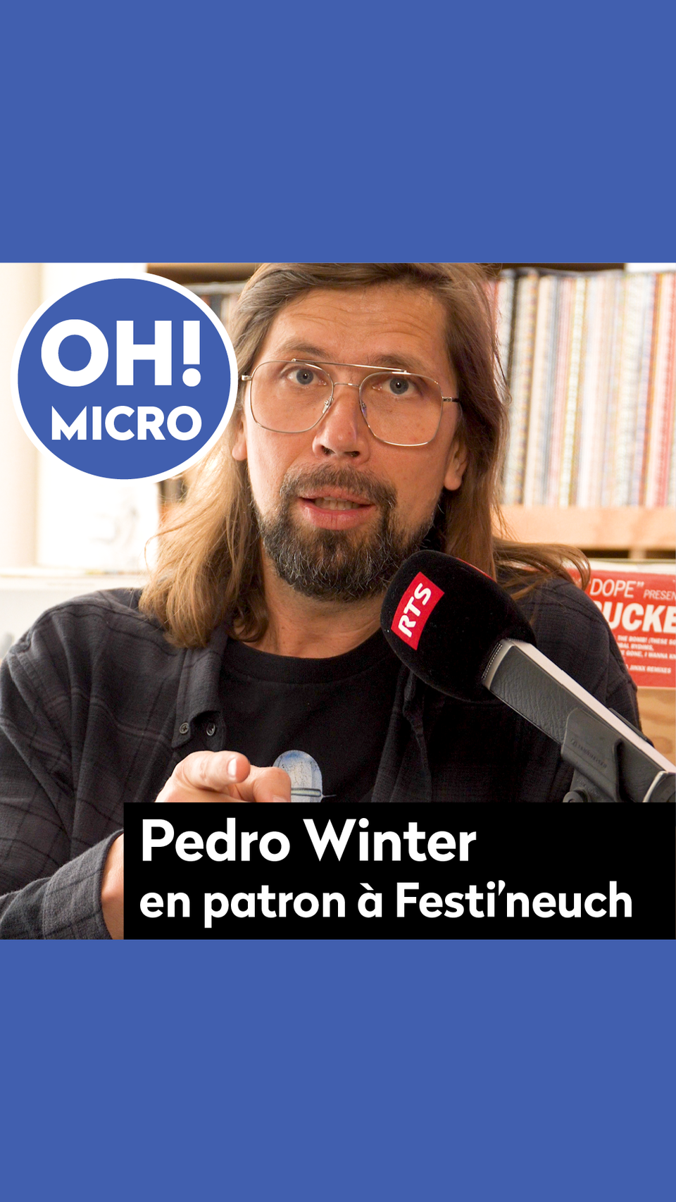 Le Dj et producteur Pedro Winter "Oh ! Micro".