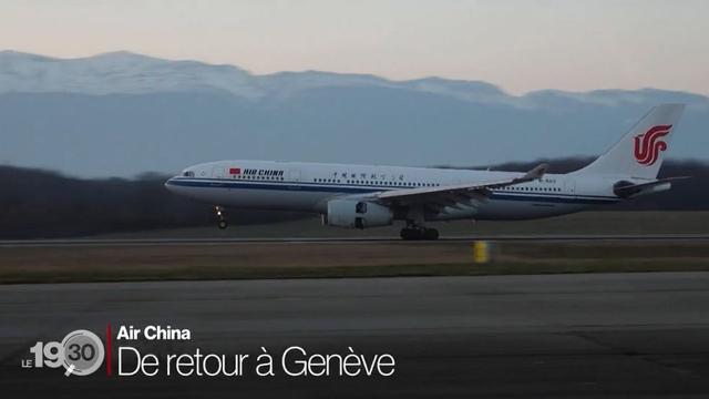 Les vols directs entre la Suisse et la Chine sont de retour le 9 février 2023 après une interruprtion de 3 ans due à la pandémie. [RTS]