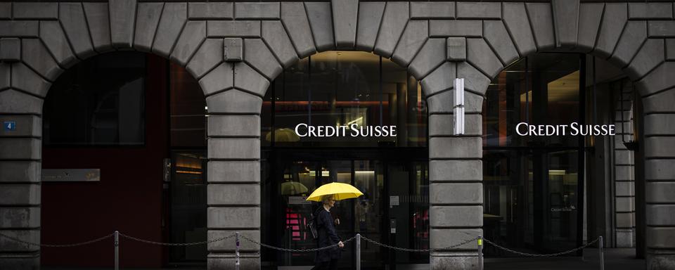 Credit Suisse tente de convaincre les gros clients de garder leurs avoirs. [Keystone - Michael Buholzer]