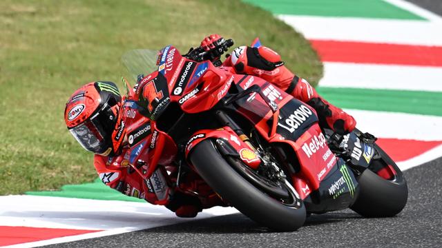 Francesco Bagnaia s'est imposé en patron lors du sprint. [Claudio Giovannini]