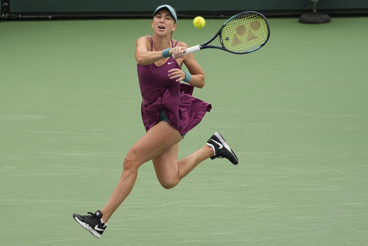 Belinda Bencic. [AP Photo/Keystone - Mark J. Terrill]