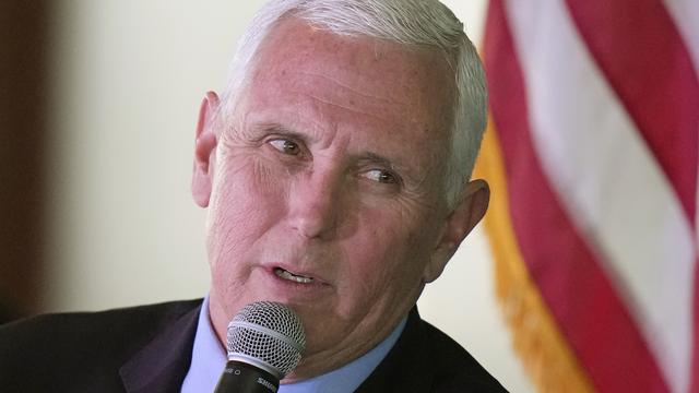 Mike Pence se lance dans la course à l'élection présidentielle 2024 aux Etats-Unis. [Keystone/AP - Rick Bowmer]