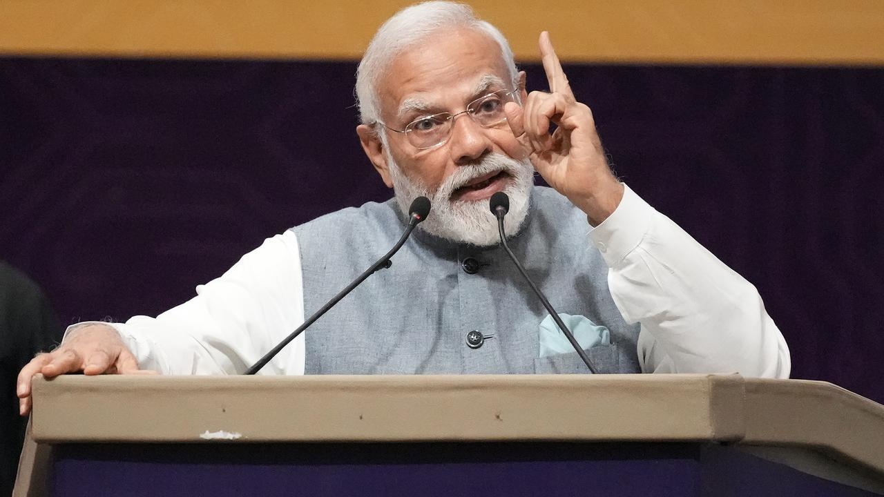 La motion de censure contre le gouvernement du Premier ministre indien Narendra Modi a échoué jeudi à recueillir une majorité de voix. [Keystone - Ajit Solanki]