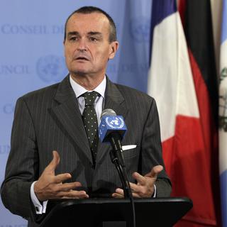 Gérard Araud le 16 août 2012, alors qu'il était ambassadeur de France aux Etats-Unis. [AP/Keystone - Richard Drew]