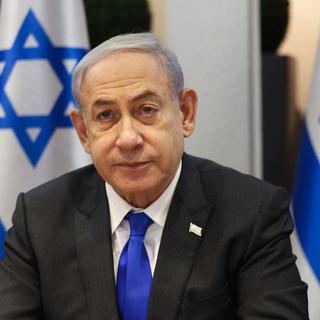 Le Premier ministre israélien Benjamin Netanyahu a exclu mercredi tout cessez-le-feu dans la guerre contre le Hamas avant "l'élimination" du Hamas. [keystone - Menahem KAHANA]