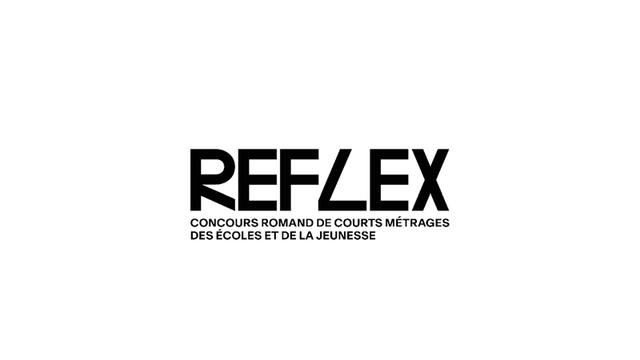 Le logo de REFLEX, le concours romand de courts métrages des écoles et de la jeunesse. [concoursreflex.ch]