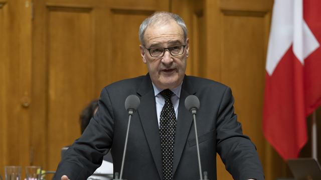 Guy Parmelin veut lutter contre la pénurie de logements. [Keystone - Anthony Anex]