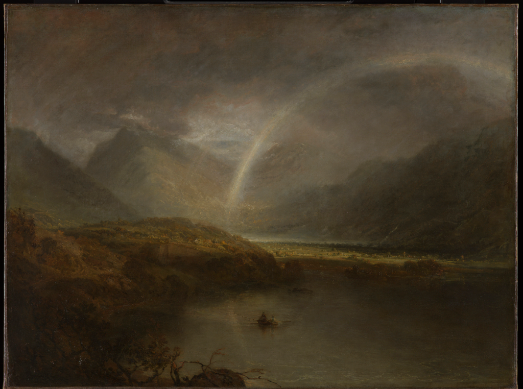 William Turner, "Le lac de Buttermere" (1797-1798), huile sur toile. [Tate Gallery]