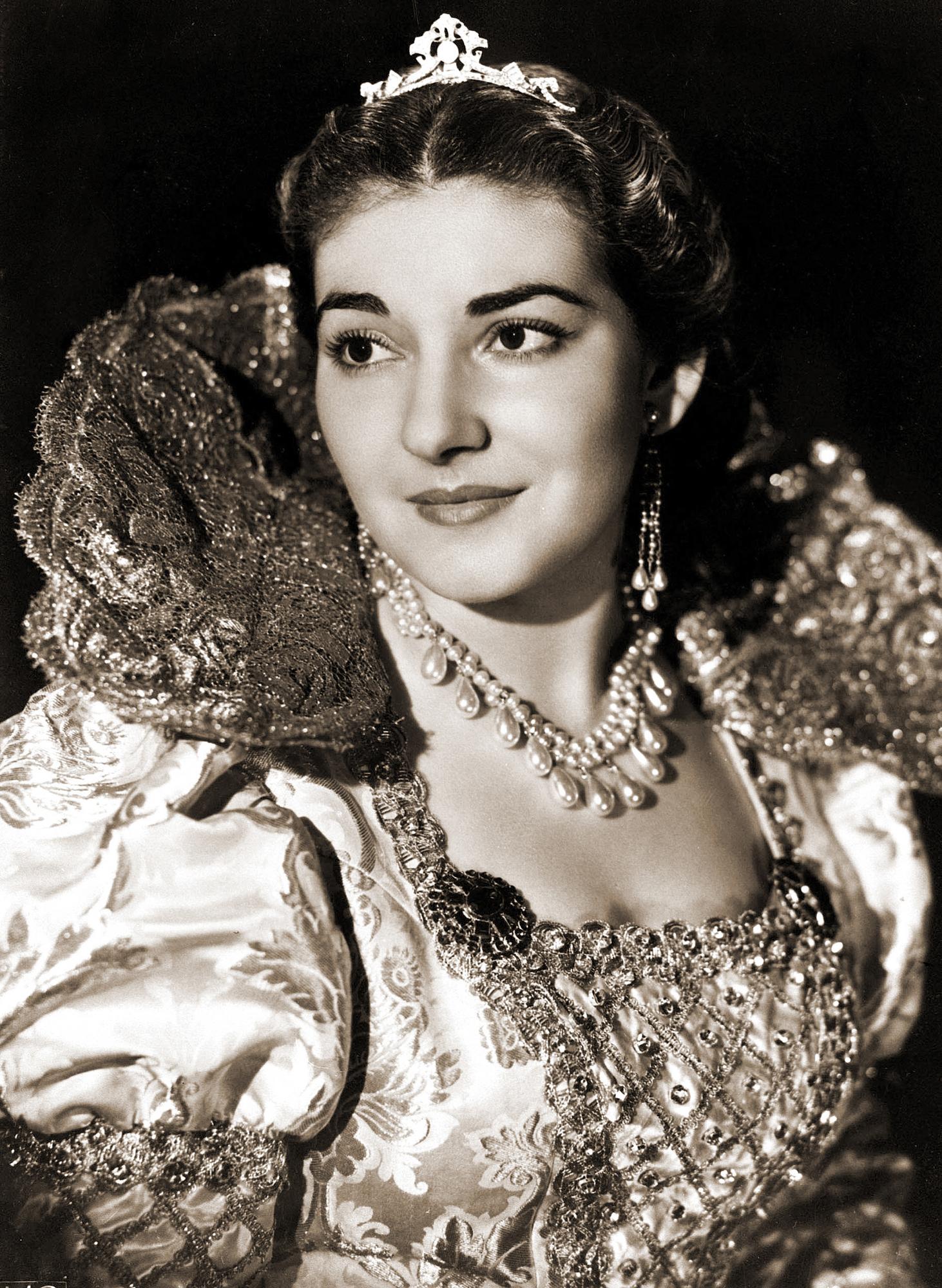 Maria Callas en 1949 à la Fenice, à Venise, dans le rôle de Elvira dans l'opéra "I Puritani" de Bellini. [AFP]